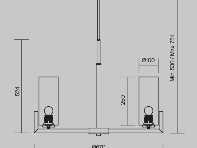 Подвесной светильник Maytoni MOD089PL-06BS фото:1