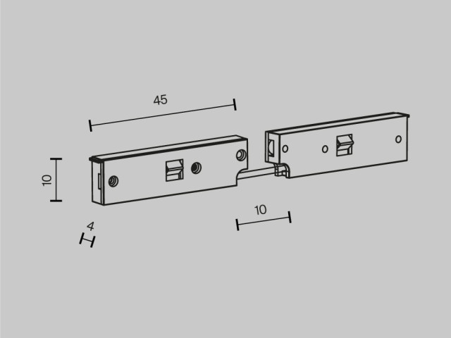 Комплектующие для систем освещения с токоведущими элементами Technical TRA184CPC-1B-3 фото:7