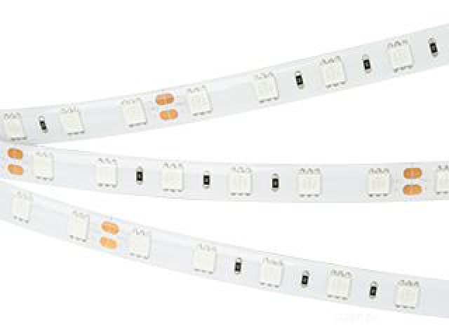 Лента RTW 2-5000SE 24V Green 2x (5060, 300 LED, LUX) (Arlight, 14.4 Вт/м, IP65) фото:6