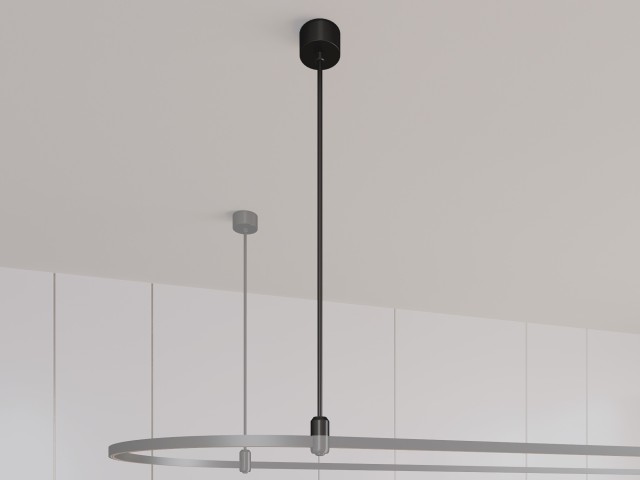 Подвес жесткий с питанием ART-APRIORI-ROD-A-L400-POWER (BK) (Arlight, IP20 Металл, 3 года) фото:3