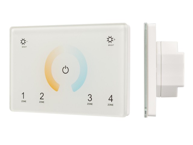 Панель Sens SMART-P81-MIX White (230V, 4 зоны, 2.4G) (Arlight, IP20 Пластик, 5 лет) фото:3