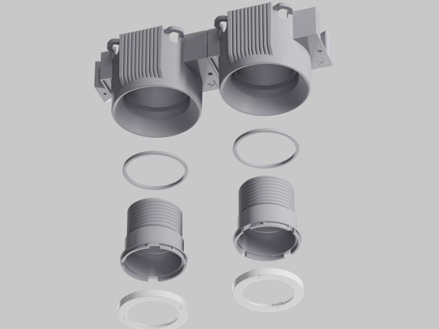 Встраиваемый светильник Technical DL137-GU10-W фото:7