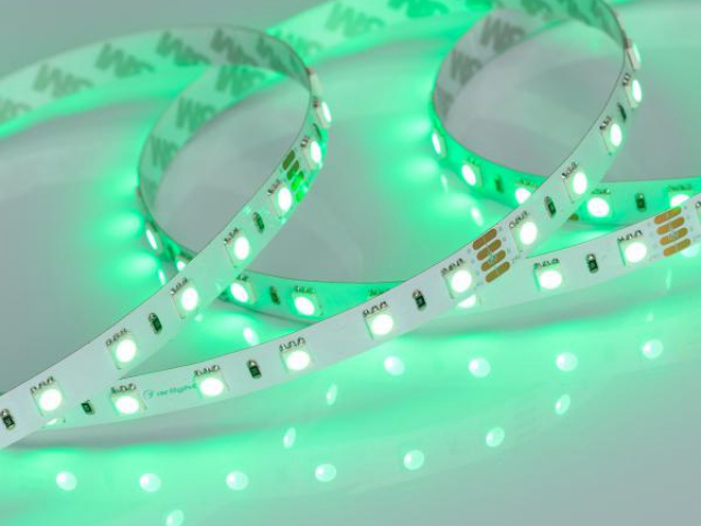 Лента RT 2-5000 24V RGB 2x (5060, 300 LED, LUX) (Arlight, 14.4 Вт/м, IP20) фото:1