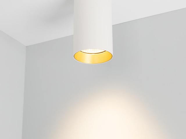 Светильник накладной SP-POLO-R85-1-15W Warm White 40deg (White, Gold Ring) (Arlight, IP20 Металл, 3 года) фото:29