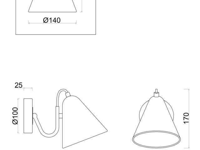 Настенный светильник (бра) Freya FR8001WL-01WG фото:6