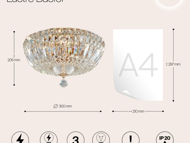 Люстра Maytoni DIA100-CL-03-G фото:18