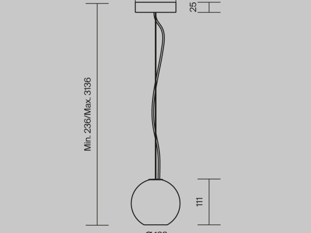 Подвесной светильник Maytoni MOD461PL-01GR фото:6