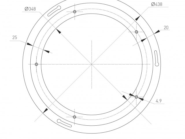 Светильник SP-TOR-RING-SURFACE-R460-33W Day4000 (WH, 120 deg) (Arlight, IP20 Металл, 3 года) фото:1