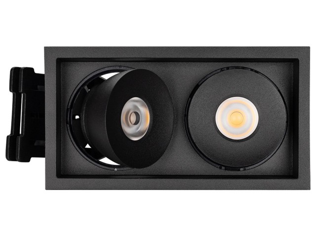 Светильник CL-SNODO-LUM-S148x80-2x9W Warm3000 (BK, 45 deg) (Arlight, IP20 Металл, 3 года) фото:1