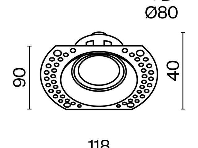 Встраиваемый светильник Technical DL042-01-RD-W фото:17