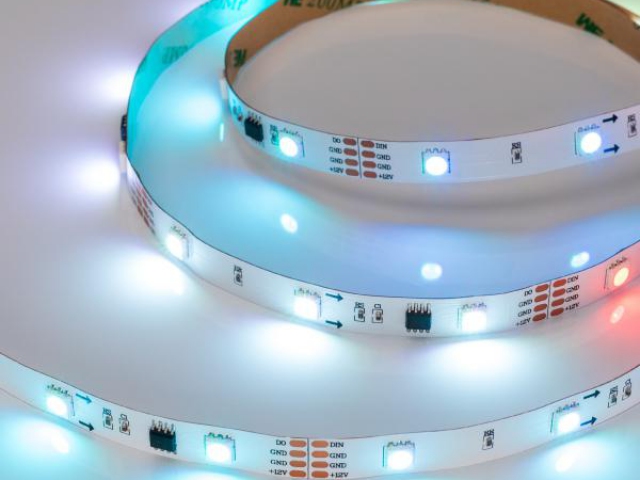 Лента SPI-5000-AM 12V RGB (5060, 150 LED x3, 1804) (Arlight, Открытый, IP20) фото:3
