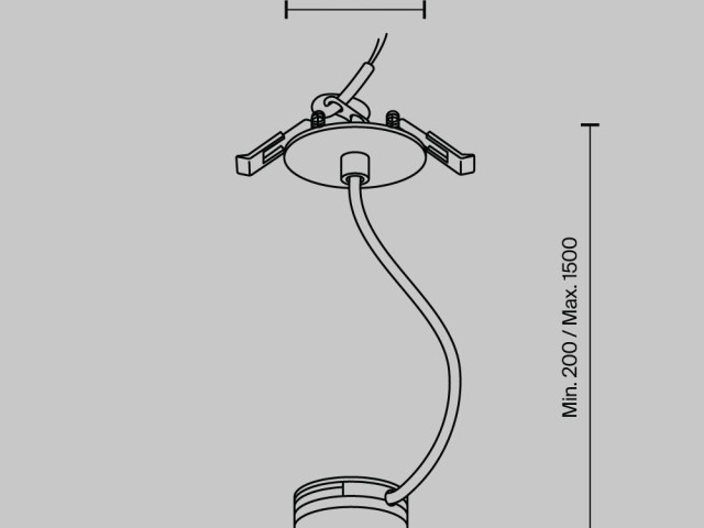 Комплектующие для текстильной подвесной системы Technical TRA130RWC-2B фото:1