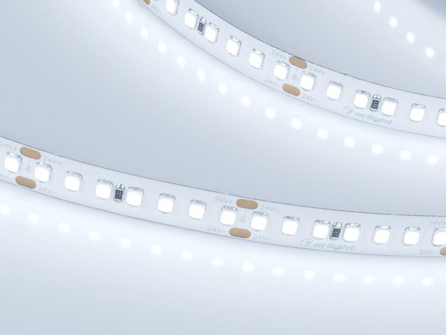 Лента RT 2-5000 24V Cool 8K 3x (2835, 840 LED, LUX) (Arlight, 17 Вт/м, IP20) фото:6