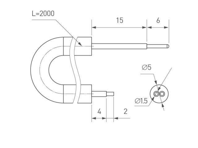 Провод питания ARL-MOONLIGHT-20AWG-2W-D4.5-CU-2000 White (Arlight, Закрытый) фото:4