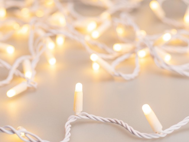 Светодиодная гирлянда ARD-STRING-CLASSIC-10000-WHITE-100LED-MILK-PULSE Warm (230V, 7W) (Ardecoled, IP65) фото:2