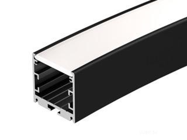 Профиль SL-ARC-3535-D1500-A90 BLACK (1180мм, дуга 1 из 4) (Arlight, Алюминий) фото:1