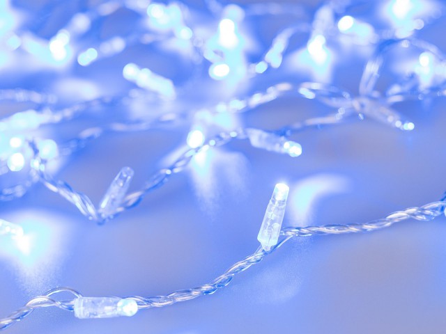 Светодиодная гирлянда ARD-STRING-CLASSIC-1000-CLEAR-100LED-PULSE Blue (230V, 7W) (Ardecoled, IP65) фото:3