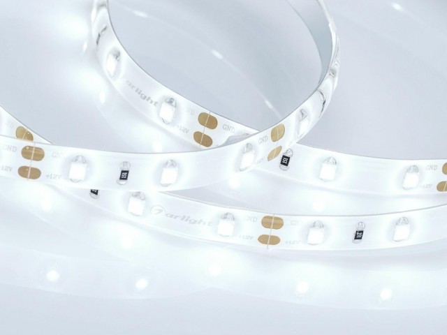Лента RTW 2-5000SE 12V Cool (3528, 300 LED, LUX) (Arlight, 4.8 Вт/м, IP65) фото:9