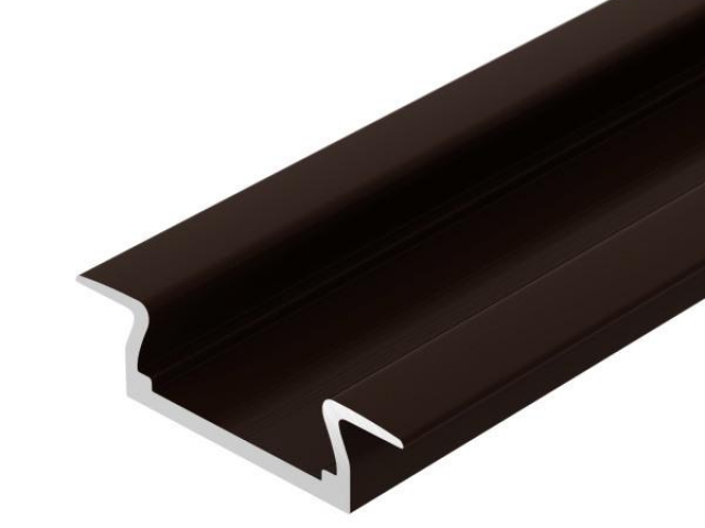 Профиль MIC-F-2000 ANOD Brown Deep (Arlight, Алюминий) фото:5