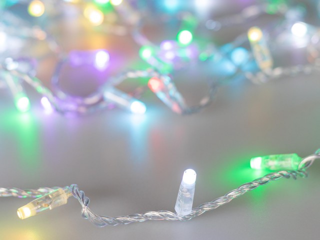 Светодиодная гирлянда ARD-STRING-CLASSIC-10000-CLEAR-100LED-SYNC RGB (230V, 6.5W) (Ardecoled, IP65) фото:19