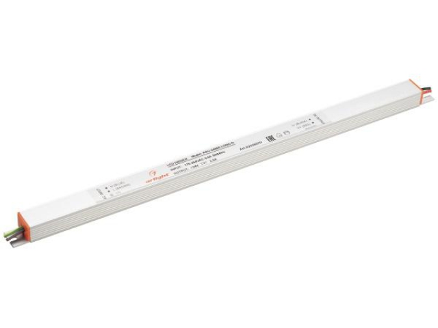 Блок питания ARV-24060-LONG-D (24V, 2.5A, 60W) (Arlight, IP20 Металл, 2 года) фото:1