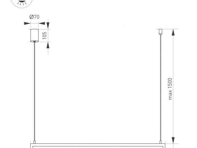 Светильник SP-UMBRA-HANG-H-L900-15W Warm3000 (BK, 120 deg, 230V) (Arlight, IP20 Металл, 3 года) фото:10