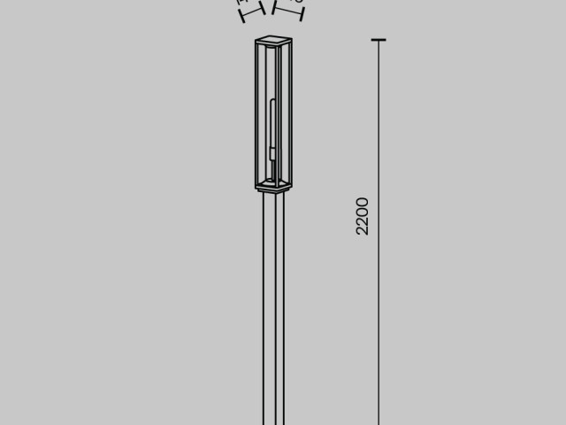 Ландшафтный светильник Outdoor O452FL-01GF3 фото:2