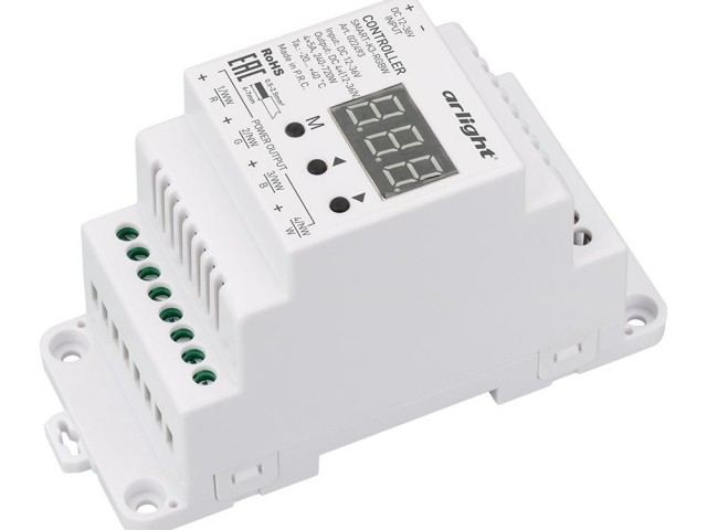 Контроллер SMART-K3-RGBW (12-36V, 4x5A, DIN, 2.4G) (Arlight, IP20 Пластик, 5 лет) фото:5