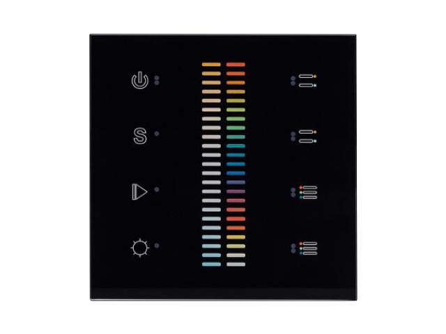 Панель Sens SR-2830C-AC-RF-IN Black (220V,RGB+CCT,4зоны) (Arlight, IP20 Пластик, 3 года) фото:2
