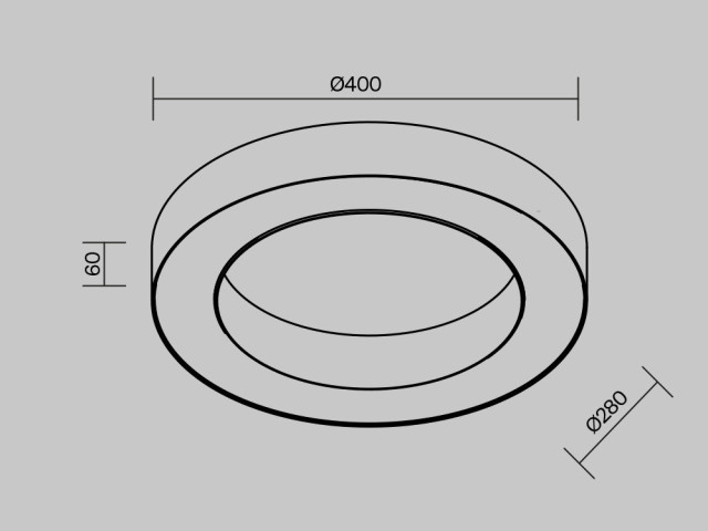 Потолочный светильник Technical C093CL-36W3K-W фото:2