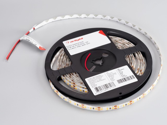 Лента герметичная RTW-SE-A120-8mm 12V Day4000 (9.6 W/m, IP65, 2835, 5m) (Arlight, -) фото:8