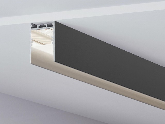 Профиль SL-COMFORT-2542-2000 ANOD BLACK (Arlight, Алюминий) фото:8