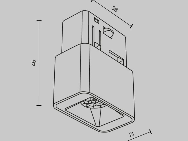 Трековый светильник Technical TR100-2-2W4K-S-B фото:11
