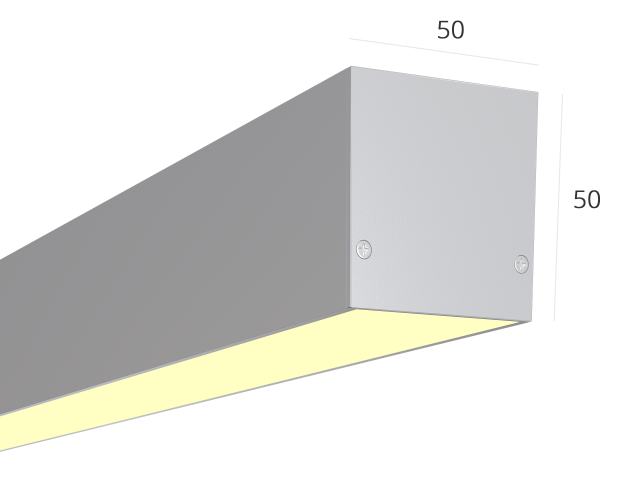 Линейный светильник HOKASU S50 U&D (Anod/1250mm/LT70 — 3K/28W) фото:2