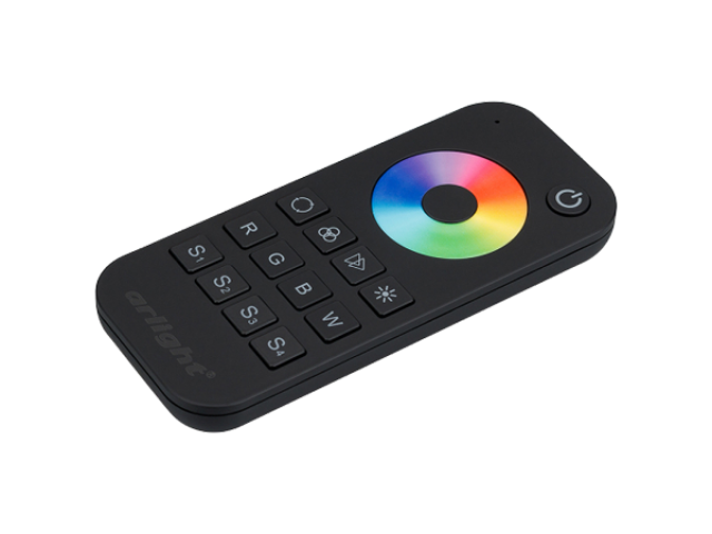 Пульт SMART-R28-RGBW Black (1 зона, 2.4G) (Arlight, IP20 Пластик, 5 лет) фото:8