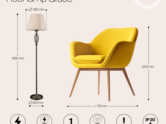 Напольный светильник (торшер) Maytoni RC247-FL-01-R фото:7