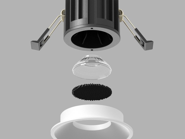 Встраиваемый светильник Technical DL058-12W3K-W фото:7
