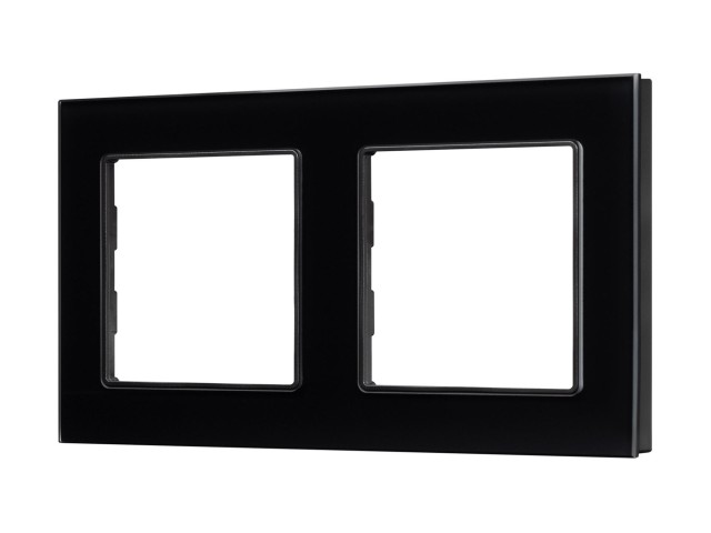Рамка стеклянная FRM-GLARE-GS-2-BK (Arlight, -) фото:3