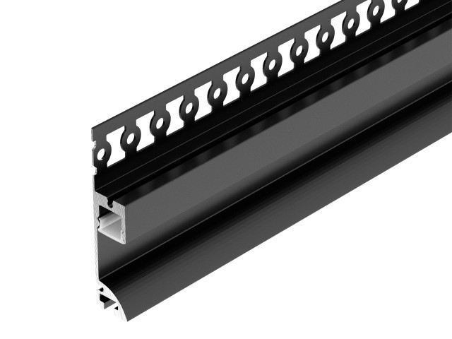 Профиль PLINTUS-FANTOM-L-2000 BLACK (Arlight, Алюминий) фото:7