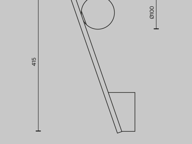 Настенный светильник (бра) Maytoni MOD175WL-01B фото:25