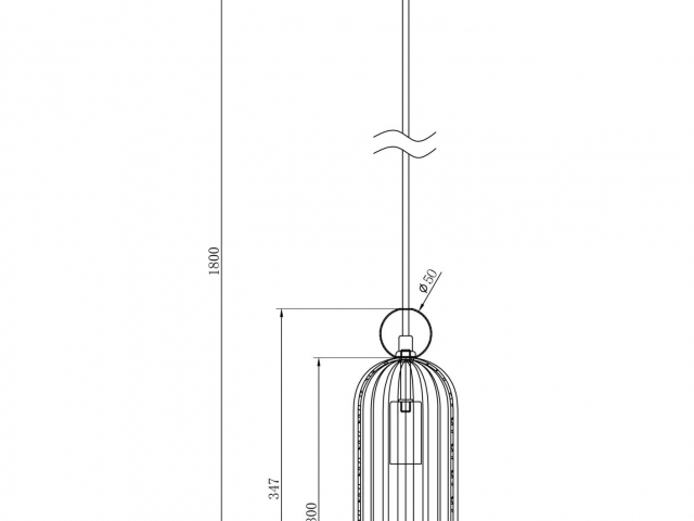 Подвесной светильник Maytoni MOD302PL-01W фото:1