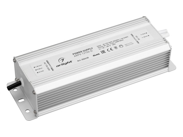 Блок питания ARPV-12150-D (12V, 12.5A, 150W) (Arlight, IP67 Металл, 3 года) фото:5