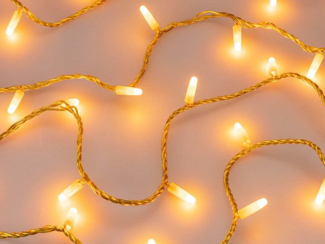 Светодиодная гирлянда ARD-STRING-CLASSIC-10000-YELLOW-100LED-MILK-STD Yellow (230V, 7W) (Ardecoled, IP65) фото:4