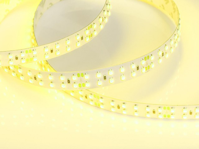 Лента RT 2-5000 24V Yellow 2x2 (3528, 1200 LED, LUX) (Arlight, 19.2 Вт/м, IP20) фото:3