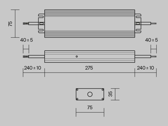 Блок питания Technical PSL008-250W-48V-IP67 фото:1