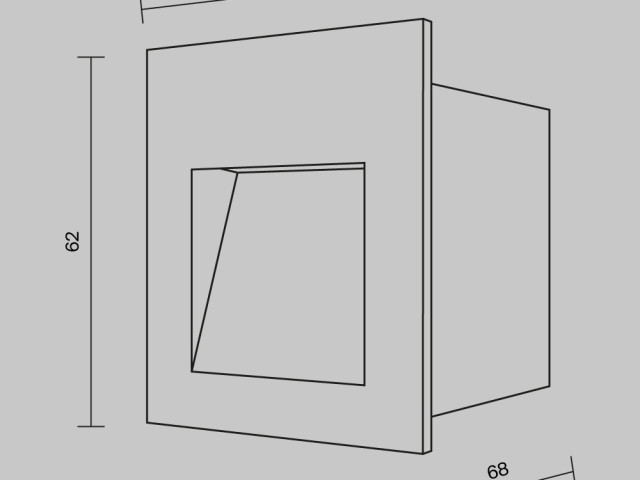 Подсветка для лестниц Outdoor O038-L3W фото:1