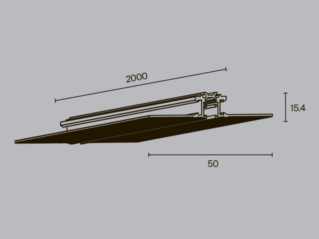 Шинопровод встраиваемый Technical TRX184-132B фото:2
