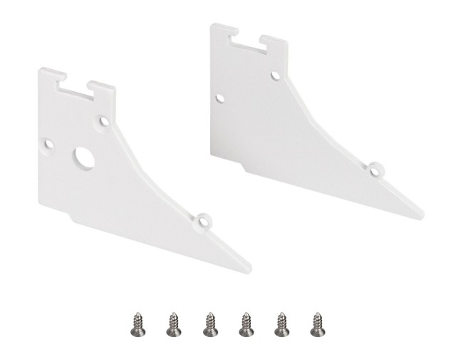 Заглушка FANTOM-W45-BEVEL WHITE (Arlight, Металл) фото:1