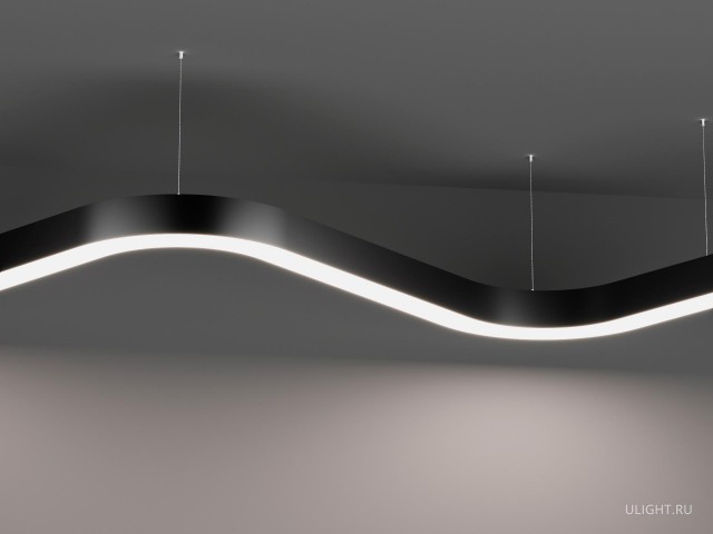 Линейный светильник HOKASU Wave 70/75 (RAL9003/1000mm/LT70 — 3K/30W) фото:4