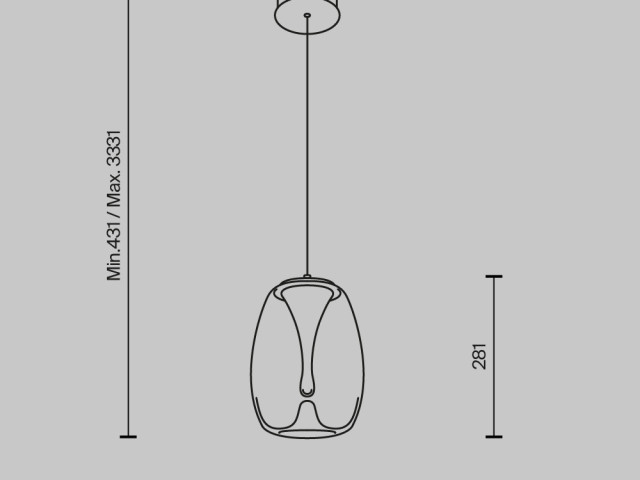 Подвесной светильник Maytoni MOD282PL-L8G3K фото:16